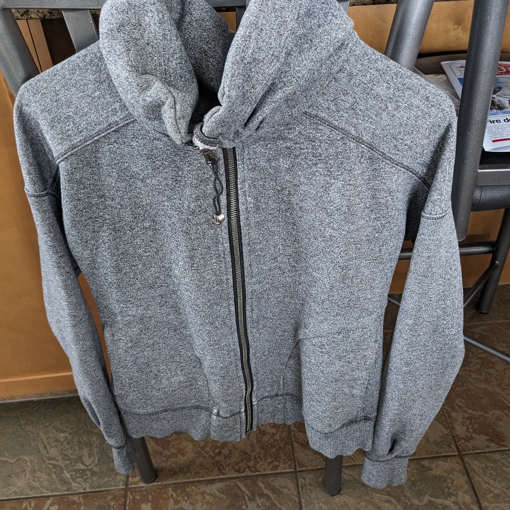 lululemon athletica Gray Full-Zip Hoodie Jacket